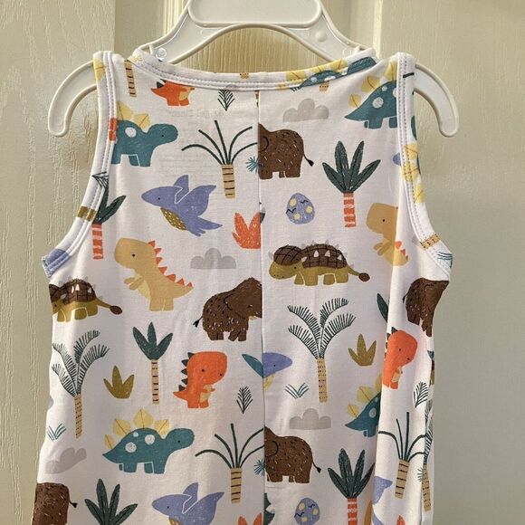 Angel Dear Cute Dino Dinosaur Shortie Romper Bamboo Boys Size 3-6 Months NWT - Picture 10 of 11